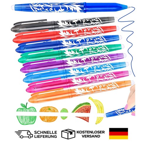Radierbarer kugelschreiber set - kugelschreiber,